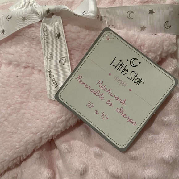 NWT Little Star Harper Pink Baby Blanket - Picture 3 of 4